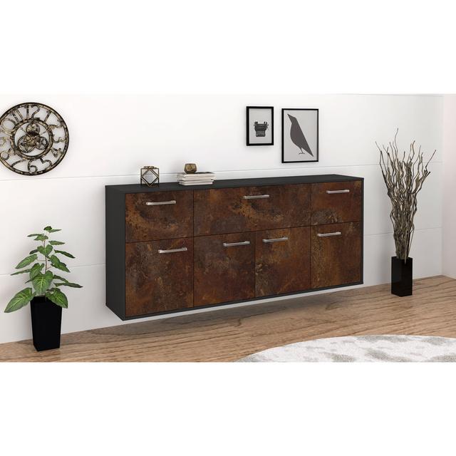 Sideboard Beren Brayden Studio Farbe (Korpus/Front): Rost/Anthrazit on Productcaster.