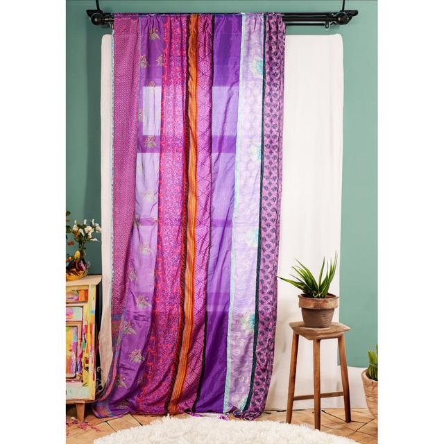 Caua Polyester Blend Sheers & Voiles Rod Pocket Curtain Panel Latitude Vive on Productcaster.