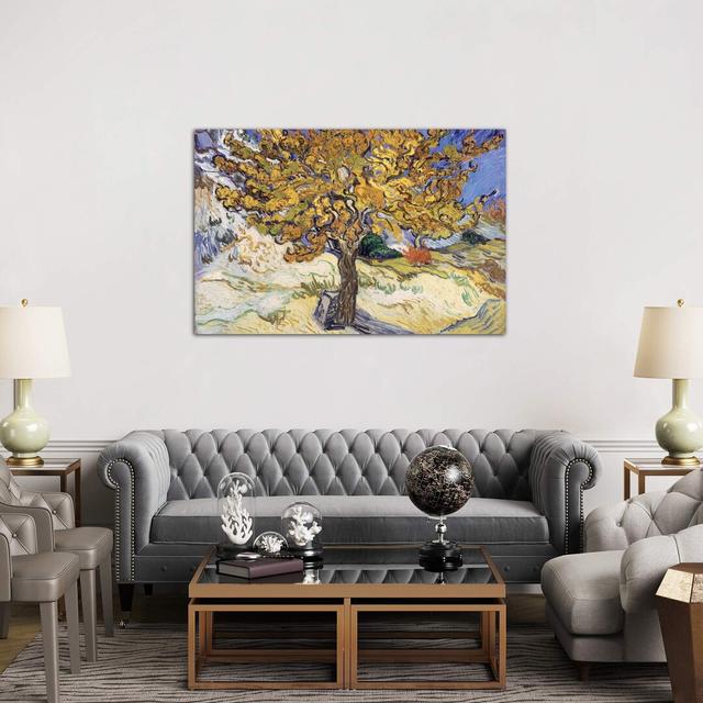 'Mulberry Tree, 1889' Painting Print on Wrapped Canvas East Urban Home Size: 45.72cm H x 66.04cm W x 1.91cm D, Frame Option: No Frame on Productcaster.