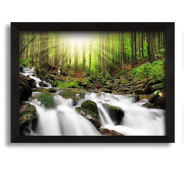 Sunblaze Waters - Picture Frame Photograph on Canvas Alpen Home on Productcaster.