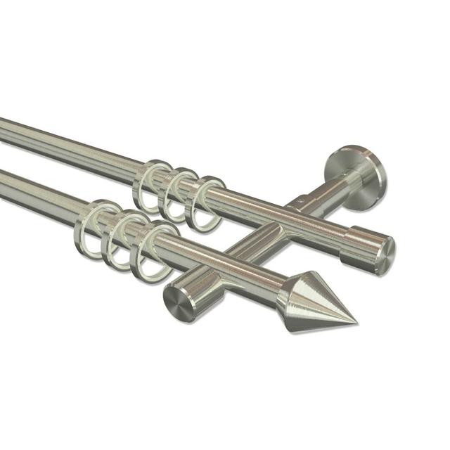 Nordheim Curtain Pole Set Symple Stuff Size: 5cm H x 160cm W x 15cm D on Productcaster.