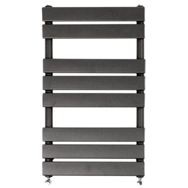 Flat Panel Heated Towel Rail Radiator Bathroom Warmer Belfry Bathroom Finish: Anthracite, Size: 80cm H x 60cm W x 6.2cm D on Productcaster.