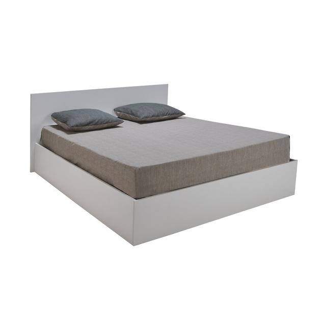 Gelman Bed Frame Wade Logan Size: European Kingsize (160 x 200 cm), Colour: Grey on Productcaster.