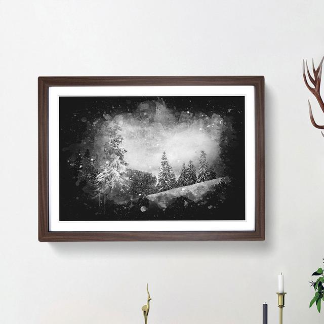 Mystical Woods - Picture Frame Graphic Art Print East Urban Home Frame Option: Walnut Framed, Size: 24cm H x 33cm W x 2cm D on Productcaster.