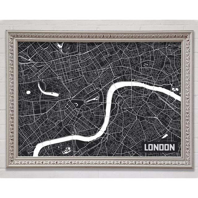 The Map Of London Thames 3 - Print Bright Star Size: 21cm H x 29.7cm W x 3cm D on Productcaster.