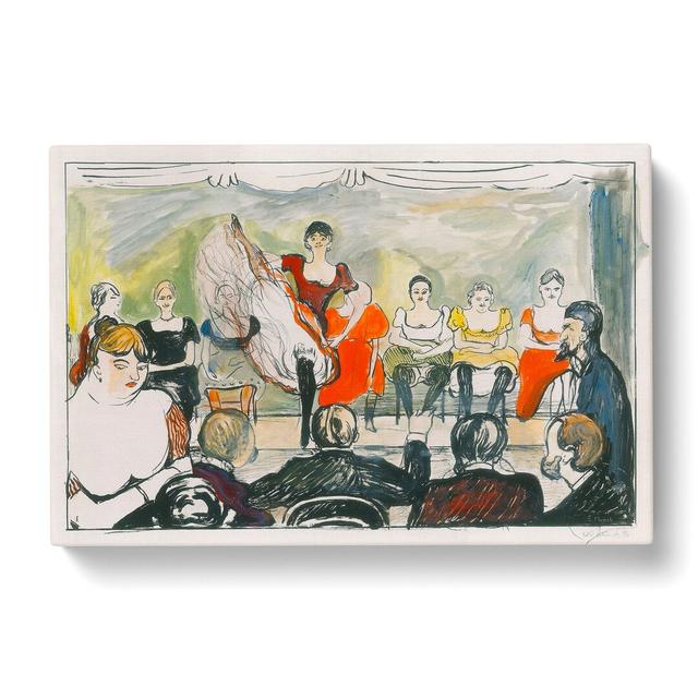 Tingletangle by Edvard Munch - Wrapped Canvas Painting East Urban Home Size: 35cm H x 50cm W x 3cm D on Productcaster.