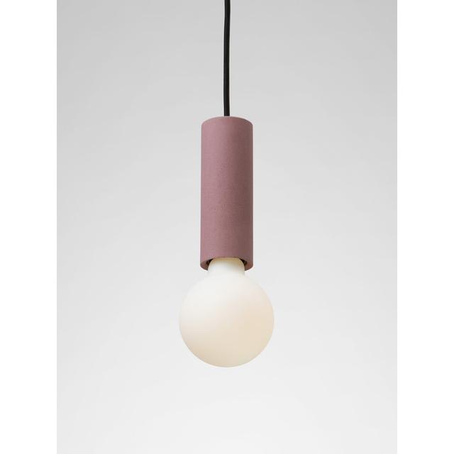 Abriona 1 - Light Bulb Pendant Metro Lane Finish: Burgundy on Productcaster.