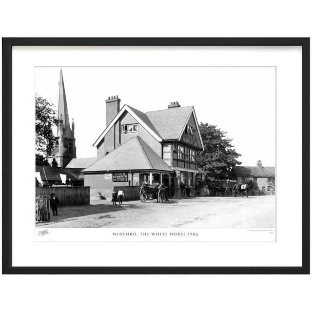 Widford, The White Horse 1906 by Francis Frith - Single Picture Frame Print The Francis Frith Collection Size: 60cm H x 80cm W x 2.3cm D on Productcaster.