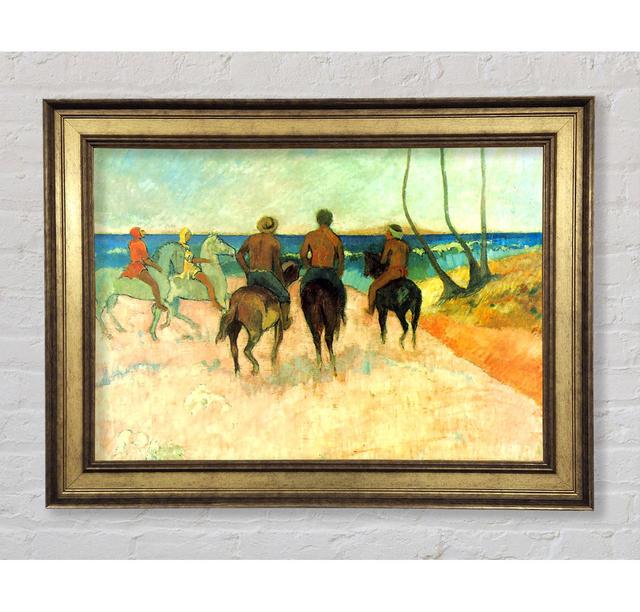 Gauguin Riding On The Beach 2 - Einzelne Bilderrahmen Kunstdrucke Bright Star Größe: 84,1 cm H x 118,9 cm B on Productcaster.