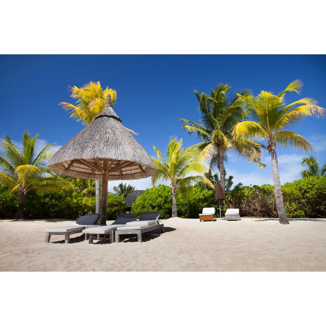 Mauritius Beach_467452057 House of Hampton Size: 20cm H x 30cm W x 3.8cm D on Productcaster.