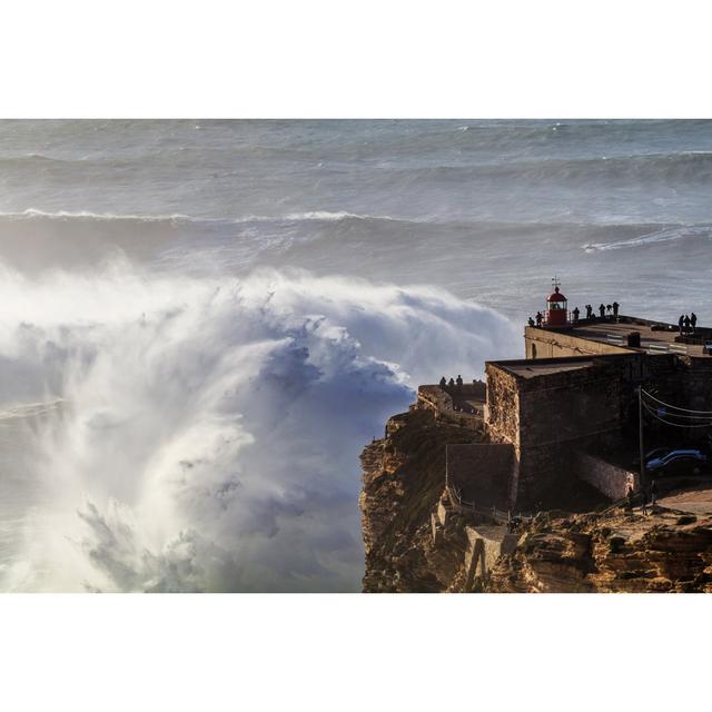 Nazareth by Americo Lopes - Wrapped Canvas Photograph Alpen Home Size: 30cm H x 46cm W on Productcaster.