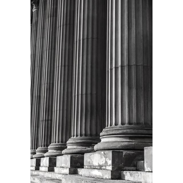 Row of Columns by Circle Creative Studio - Wrapped Canvas Photograph Marlow Home Co. Size: 91cm H x 61cm W on Productcaster.