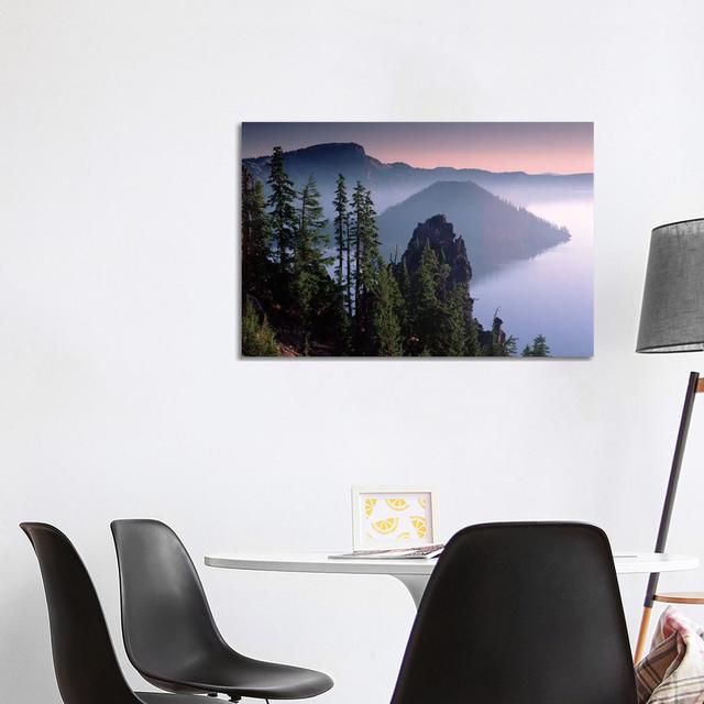 Wizard Island In The Center Of Crater Lake, Crater Lake National Park, Oregon by Tim Fitzharris - Wrapped Canvas Print Alpen Home Size: 66.04cm H x 10 on Productcaster.