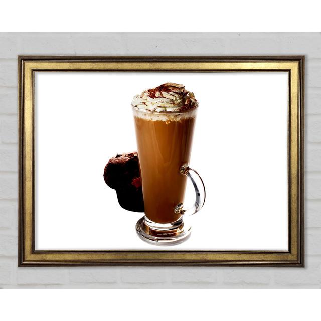 Mocha Cream And Chocolate Muffin Framed Print 17 Stories Size: 59.7cm H x 84.1cm W x 1.5cm D on Productcaster.