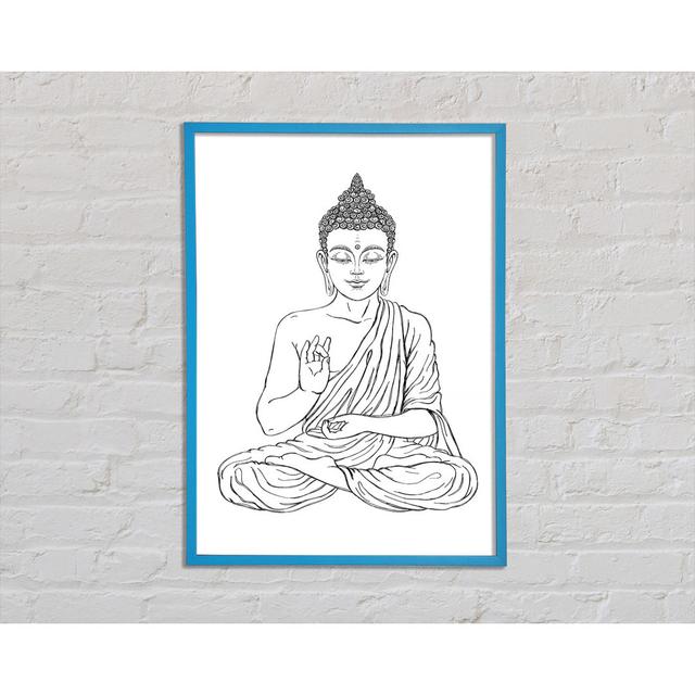 Buddha 12 - Single Picture Frame Art Prints Latitude Vive Size: 84.1cm H x 59.7cm W x 2cm D on Productcaster.