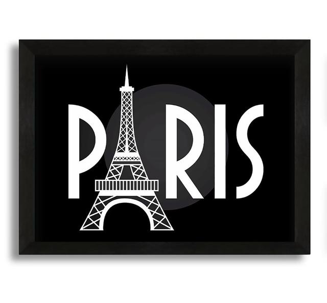 Eiffel Tower France 7 - Picture Frame Typography on Canvas Bloomsbury Market Size: 30cm H x 42cm W x 10cm D on Productcaster.