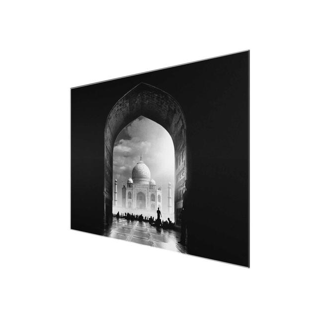 'Gateway to the Taj Mahal' Photograph on Glass East Urban Home Size: 60 cm H x 80 cm W on Productcaster.