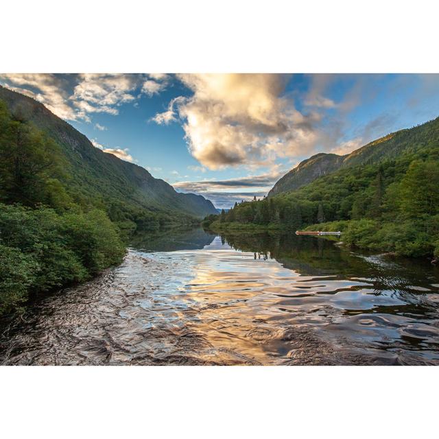 Evening Landscape In The Jacques-Cartier National Park In Quebec In Winter, Canada. by Marcophotos - No Frame Art Prints on Canvas Alpen Home Size: 50 on Productcaster.