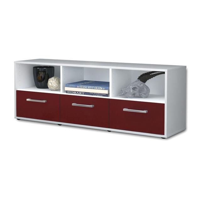 Belak TV Stand Brayden Studio Colour: Red/White on Productcaster.