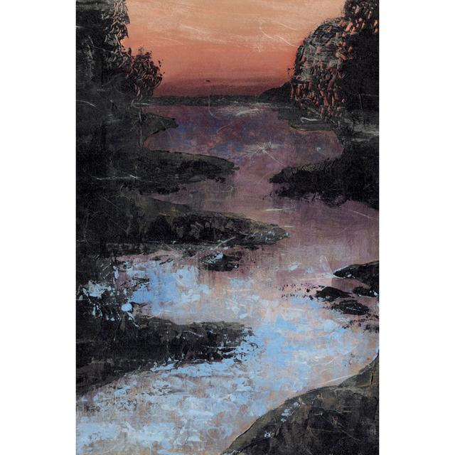 Twilight Canal II by Grace Popp - Unframed Painting on Canvas Alpen Home Size: 30cm H x 20cm W x 3.8cm D on Productcaster.