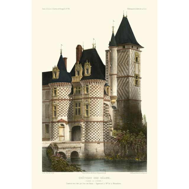 French Chateaux In Blue II Rosalind Wheeler Size: 122cm H x 81cm W on Productcaster.