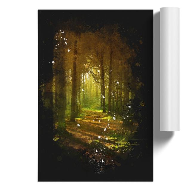 Sunlight Forest Vol.7 - No Frame Print East Urban Home Size: 30cm H x 21cm W x 0.1cm D on Productcaster.