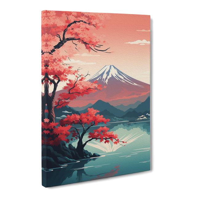 Mount Fuji Deco No.2 - Art Prints Alpen Home Size: 76cm H x 50cm W x 3cm D on Productcaster.