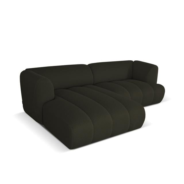 Ecksofa Micadoni Micadoni Home Polsterfarbe: Grün, Ausrichtung: Links ausgerichtet on Productcaster.