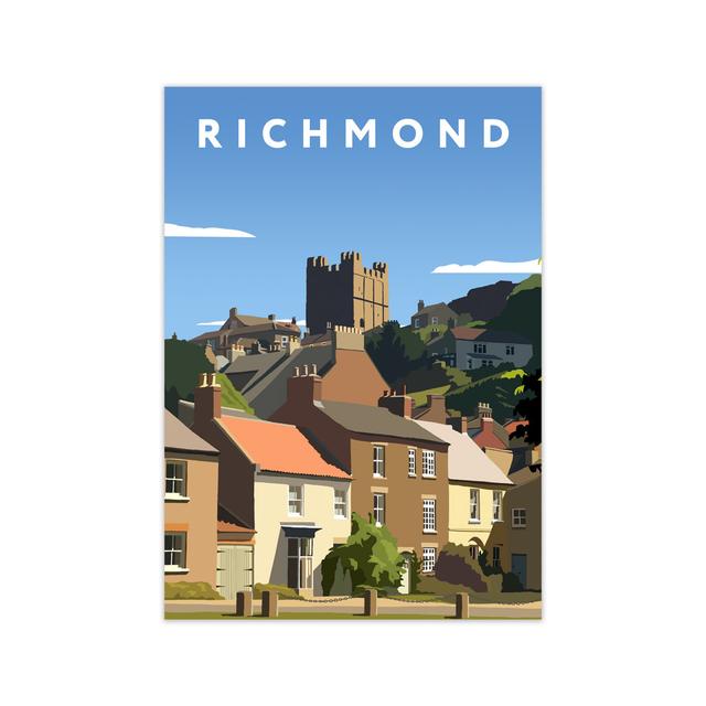 Richmond Town by Richard O'Neill - Graphic Art Print on Paper 17 Stories Format: Unframed, Size: 42cm H x 29.7cm W x 3cm D on Productcaster.