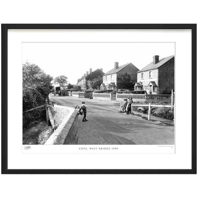 'Cove, West Bridge 1909' by Francis Frith - Picture Frame Photograph Print on Paper The Francis Frith Collection Size: 45cm H x 60cm W x 2.3cm D on Productcaster.