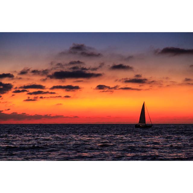 Mexican Sunset by Neonjellyfish - Wrapped Canvas Print Breakwater Bay Size: 20cm H x 30cm W on Productcaster.