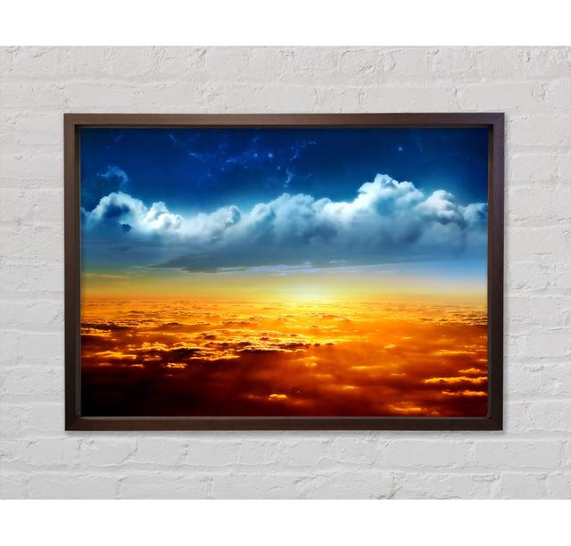 On The Clouds - Single Picture Frame Art Prints on Canvas Bright Star Size: 59.7cm H x 84.1cm W on Productcaster.