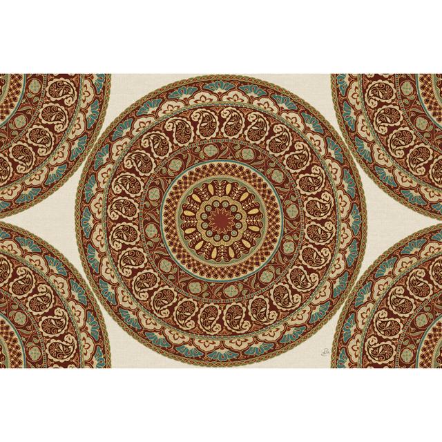 Mandala Road I by Daphne Brissonnet - Wrapped Canvas Art Prints Latitude Vive Size: 51cm H x 76cm W x 3.8cm D on Productcaster.