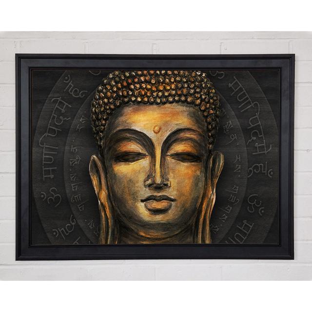 Serenity Buddha Framed Print Latitude Vive Size: 59.7cm H x 84.1cm W x 1.5cm D on Productcaster.