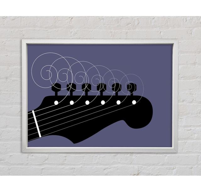 Guitar Strings - Single Picture Frame Art Prints on Canvas Bright Star Size: 84.1cm H x 118.9cm W x 3.3cm D on Productcaster.