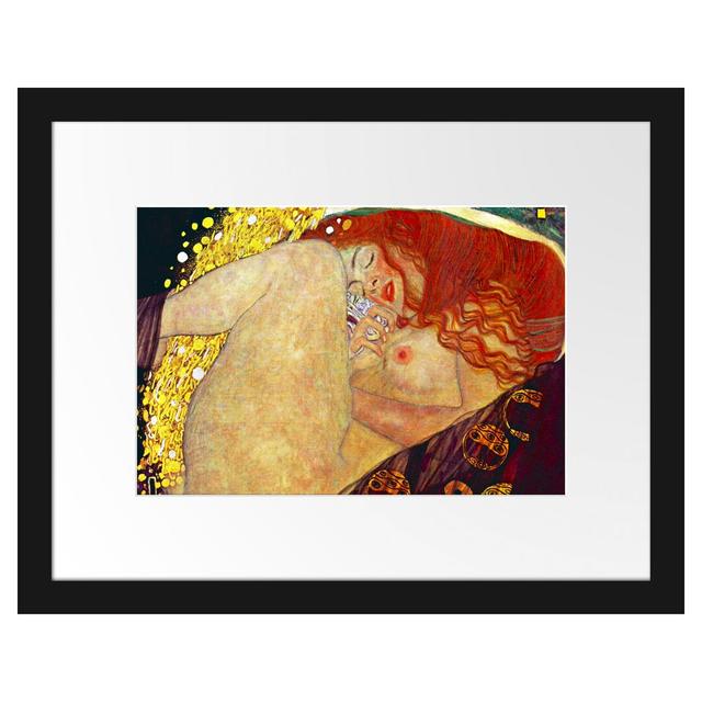 Gerahmter Kunstdruck Danaë von Gustav Klimt Astoria Grand Maße: 30 cm H x 38 cm B x 2,5 cm T on Productcaster.