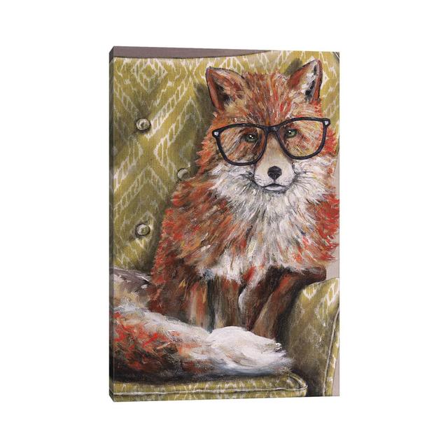 I'm So Foxie by Kamdon Kreations - Wrapped Canvas Gallery-Wrapped Canvas Giclée Alpen Home Size: 101.6cm H x 66.04cm W x 3.81cm D on Productcaster.