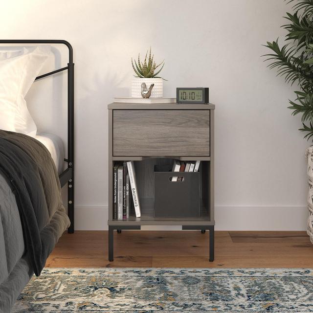 Dauberville 1 Drawer Bedside Table Borough Wharf on Productcaster.