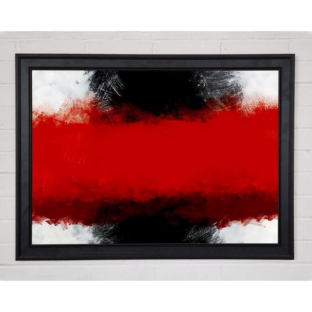 Time Laps Red Framed Print Ivy Bronx Size: 29.7cm H x 42cm W x 1.5cm D on Productcaster.