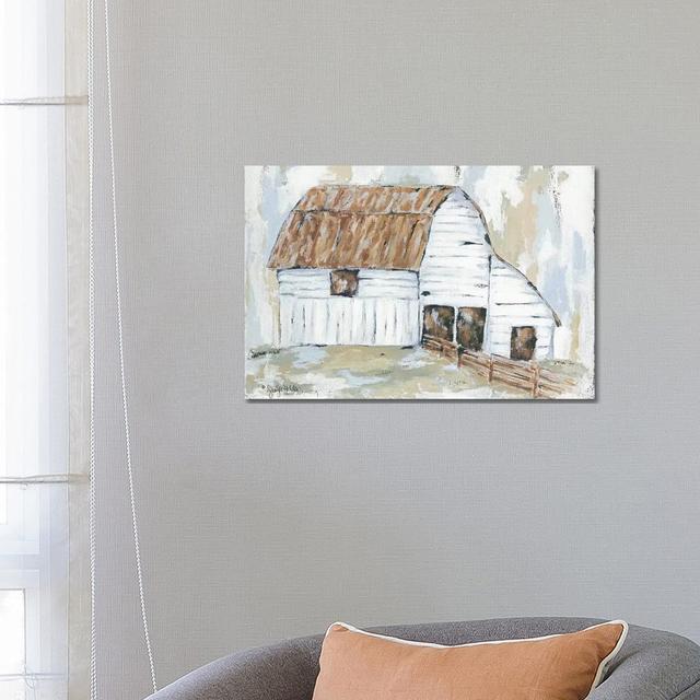 Spring Joy Farm by Jennifer Holden - Wrapped Canvas Gallery-Wrapped Canvas Giclée August Grove Size: 45.72 cm H x 66.04cm W on Productcaster.