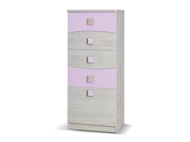 Thompson 5 Drawer Chest Isabelle & Max Colour: Pink on Productcaster.