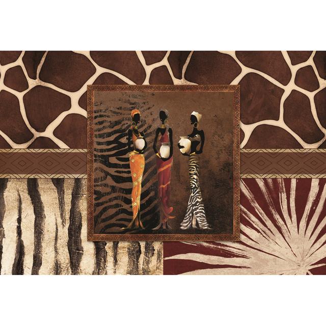 Ethnic 1 - Wrapped Canvas Painting Latitude Vive Size: 61cm H x 91cm W x 3.8cm D on Productcaster.