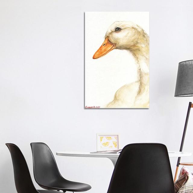 Goose by George Dyachenko - Wrapped Canvas Painting Brambly Cottage Size: 101.6cm H x 66.04cm W x 3.81cm D on Productcaster.