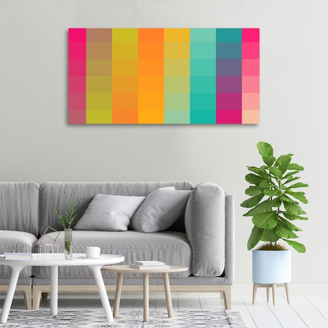 Colorful Squares - Unframed Art Prints on Canvas Latitude Run on Productcaster.