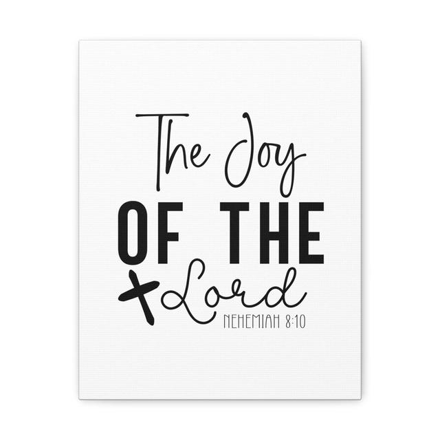 Nehemiah 8:10 The Day of the Lord Bible Verse Canvas Christian Wall Art Happy Larry on Productcaster.