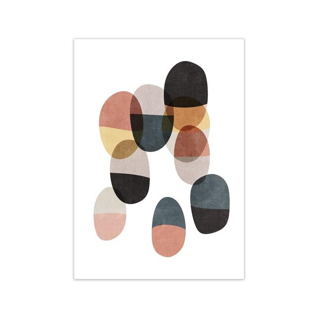 Abstract Shapes Art Original - Print Norden Home Frame Option: No Frame, Size: 42cm H x 29.7cm W x 4cm D on Productcaster.