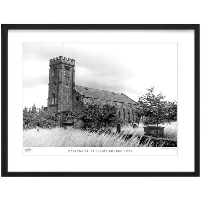 'Oakengates, St Peter's Church C1955' - Picture Frame Photograph Print on Paper The Francis Frith Collection Size: 28cm H x 36cm W x 2.3cm D on Productcaster.