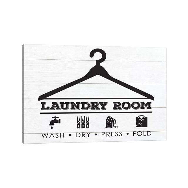 Laundry Shiplap III MHO16 Happy Larry Size: 30.48cm H x 45.72cm W x 1.905cm D on Productcaster.