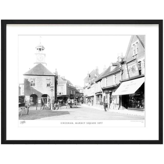 Chesham, Market Square 1897 by Francis Frith - Single Picture Frame Print The Francis Frith Collection Size: 45cm H x 60cm W x 2.3cm D on Productcaster.