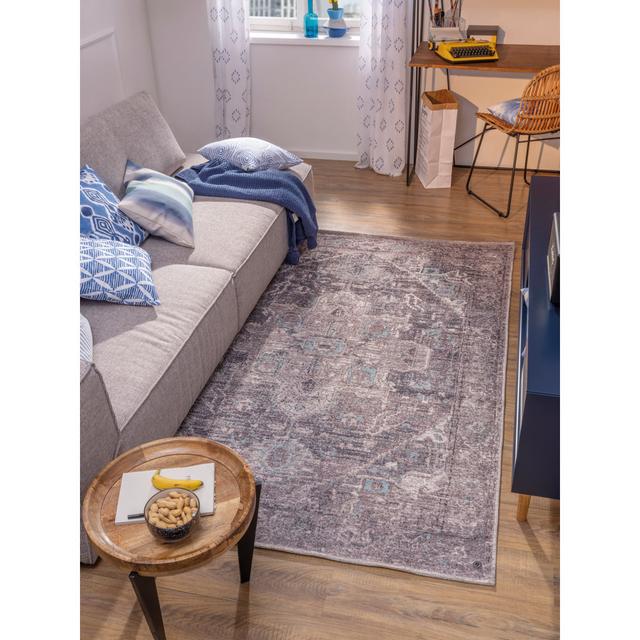 Funky Oriental Flatweave Grey Rug Tom Tailor Rug Size: Rectangle 155 x 235cm on Productcaster.